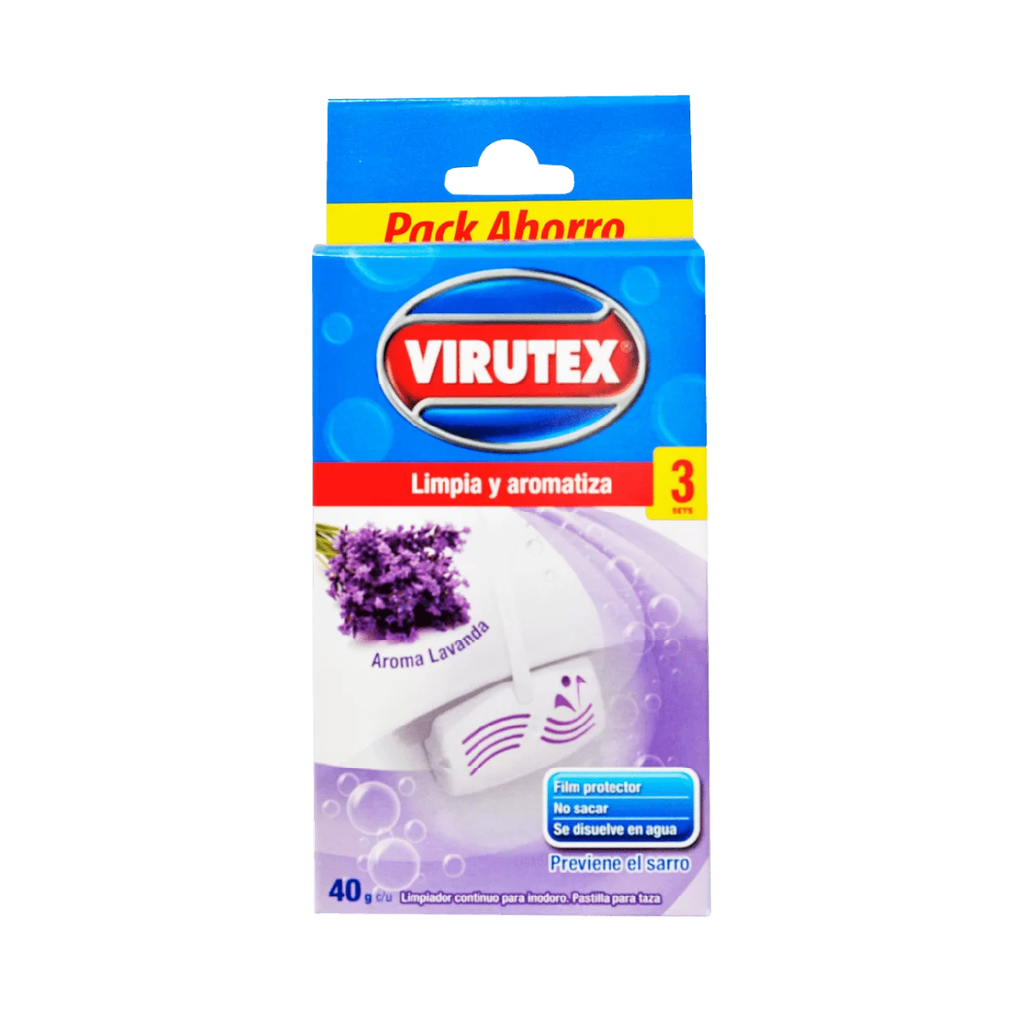 Limpiador Inodoro Taza Canasto Lavanda Virutex 24x40g