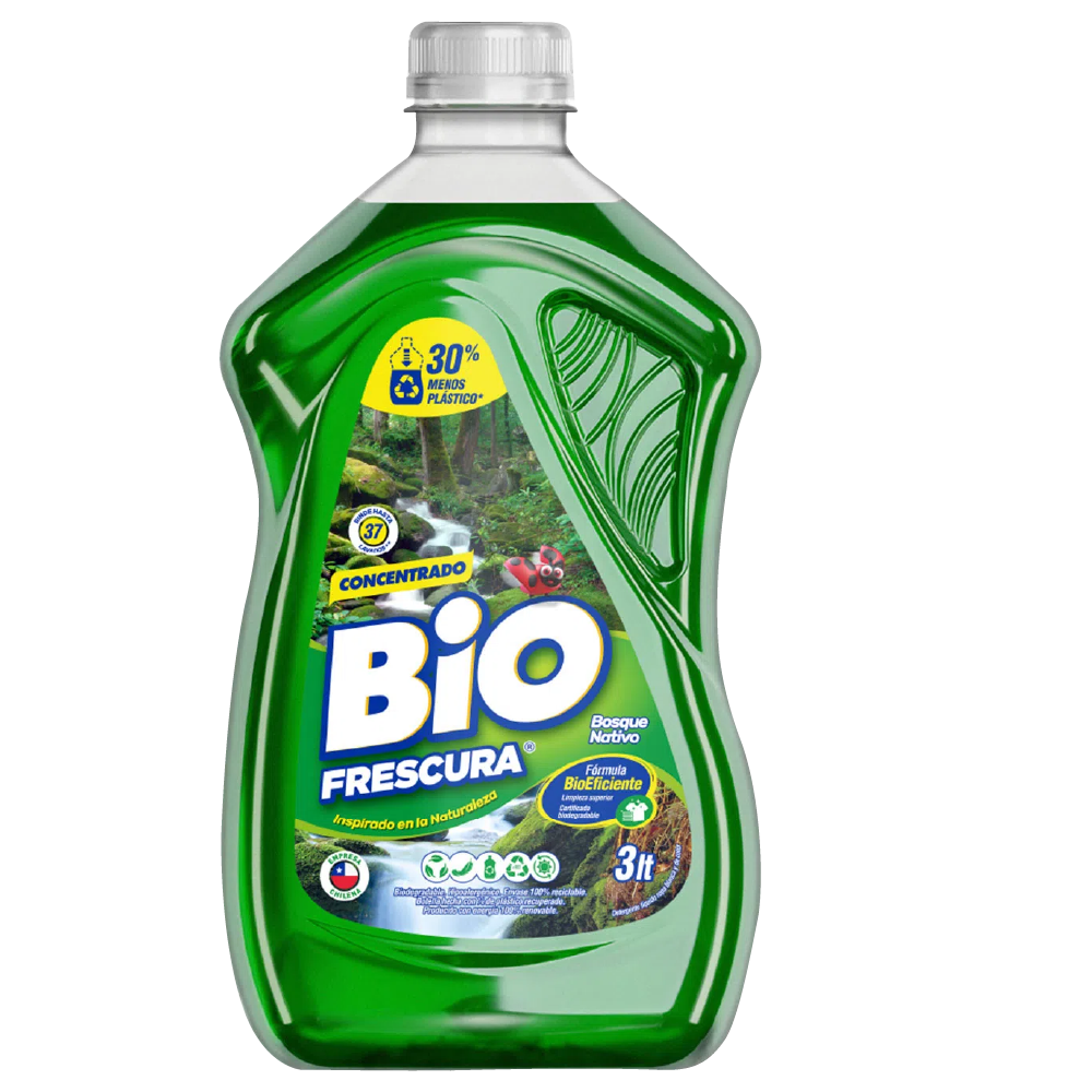 Detergente liquido Verde BIOFRESCURA 6x3L