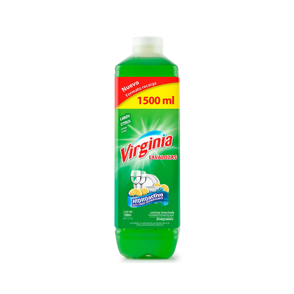 Lavaloza Limón Citrus Botella VIRGINIA 8x1,5L