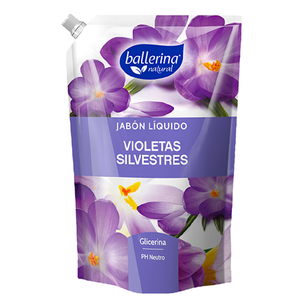 Jabon líquido violetas silvestres dp BALLERINA 12x650ml