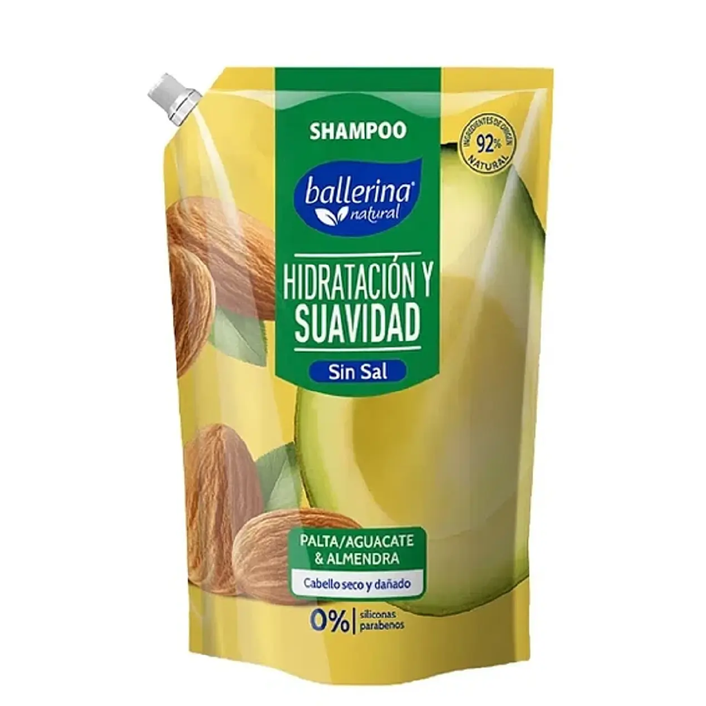 Shampoo Sin Sal Palta dp BALLERINA 12x750ml