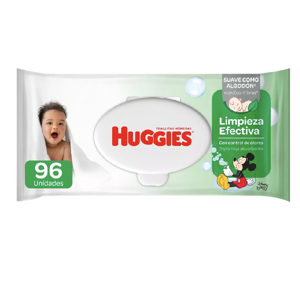 Toalla Húmeda Limpieza Efectiva HUGGIES 12x96un