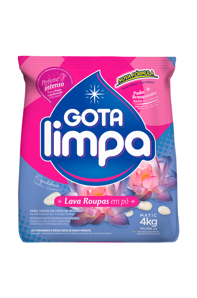 Detergente en polvo Equilibrio GOTA LIMPA 5x4,0kg