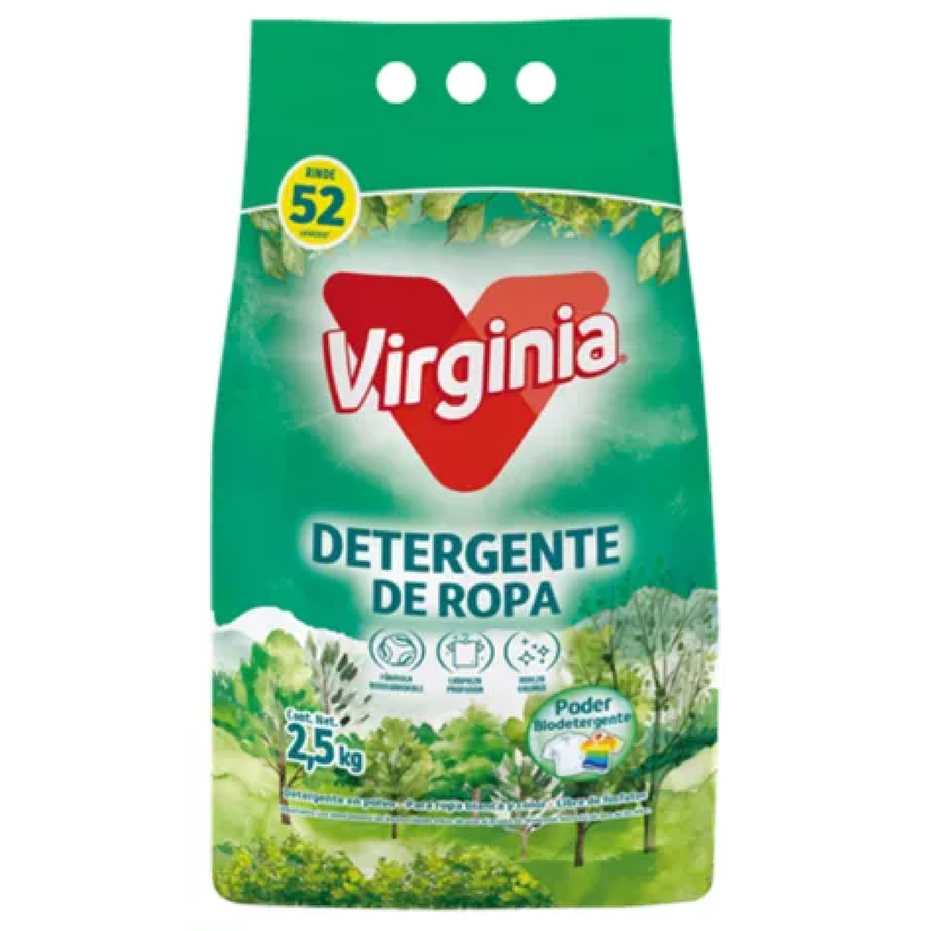Detergente en polvo VIRGINIA 6x2,5kg