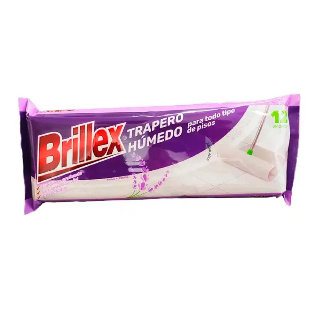 Trapero Húmedo Lavanda BRILLEX 12x12un