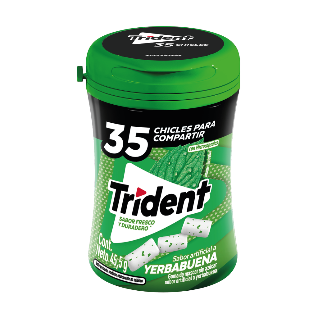 Trident Botella 35S Yerbabuena 6x45.5g 