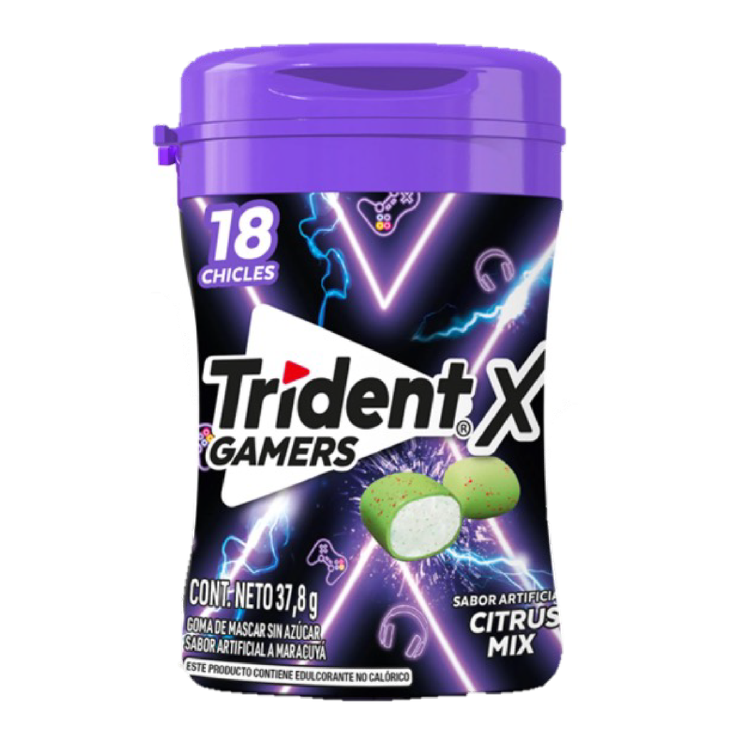 Trident Botella X Citrus Mix 6x37.8g 