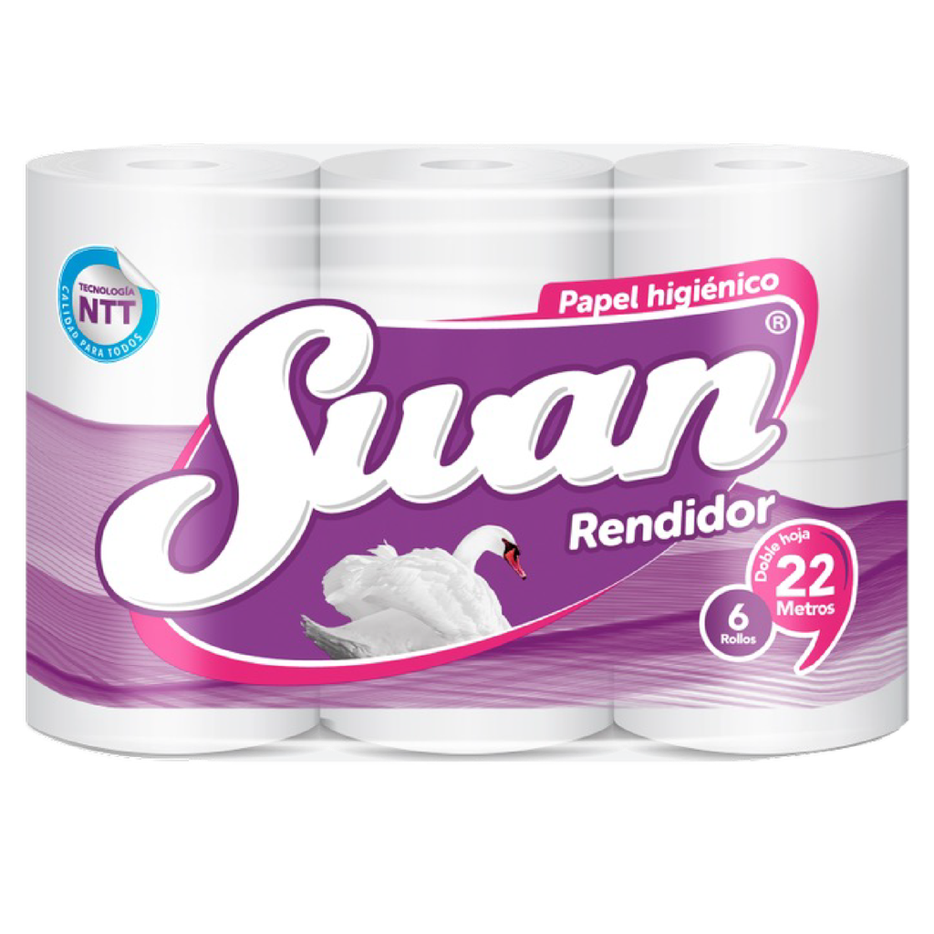 Papel Higienico Rendidor SWAN 6x20mts