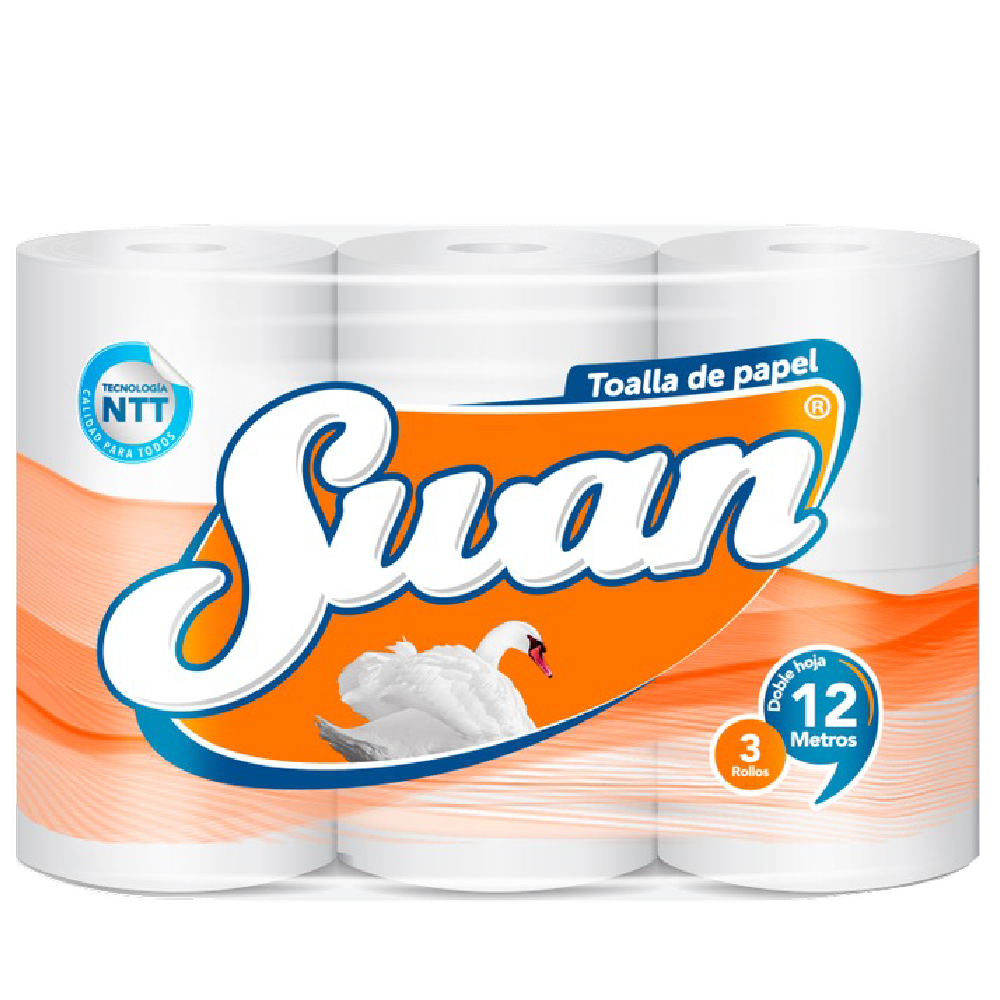 Papel Toalla DH SWAN 3x12mts