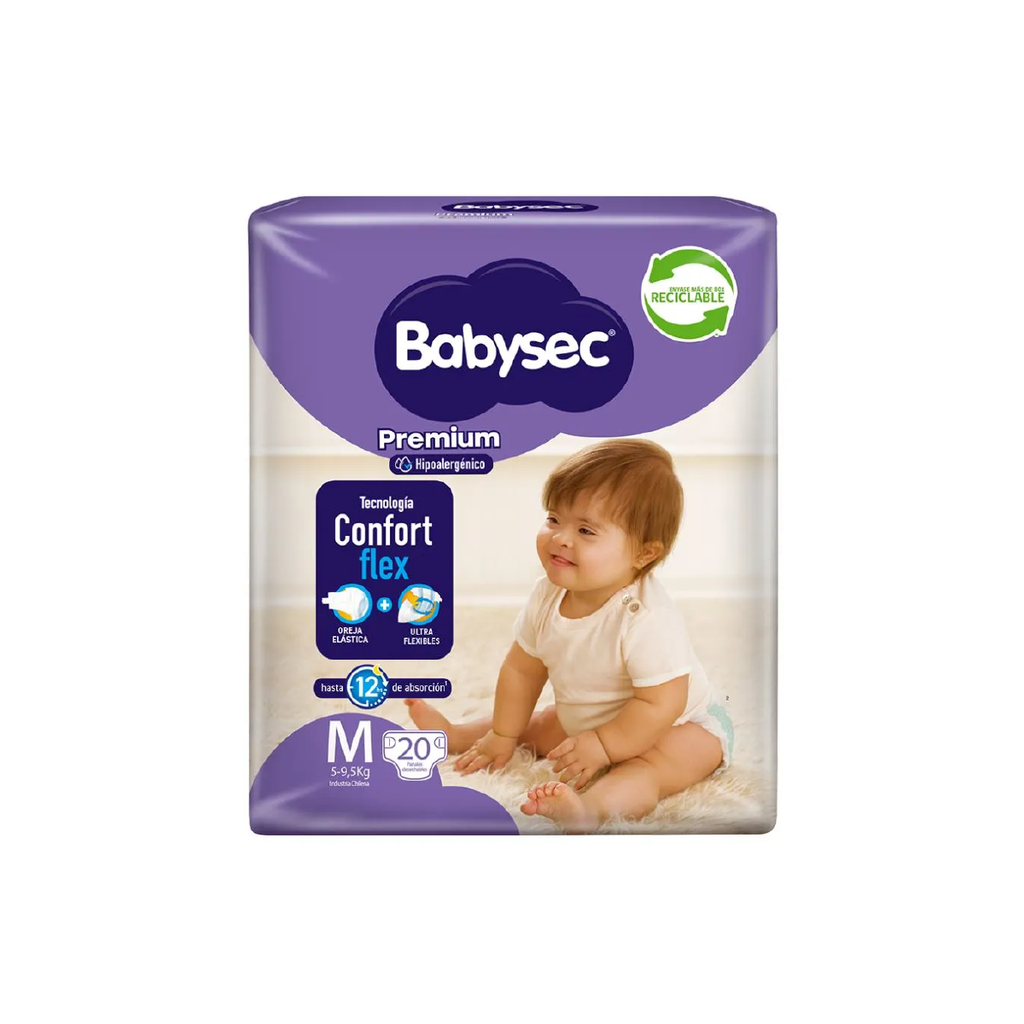 Pañal M BABYSEC 20un
