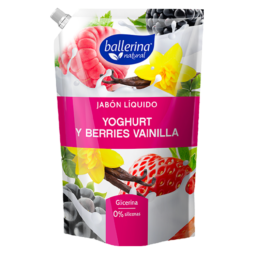 Jabon líquido yoghurt berries dp BALLERINA 750ml