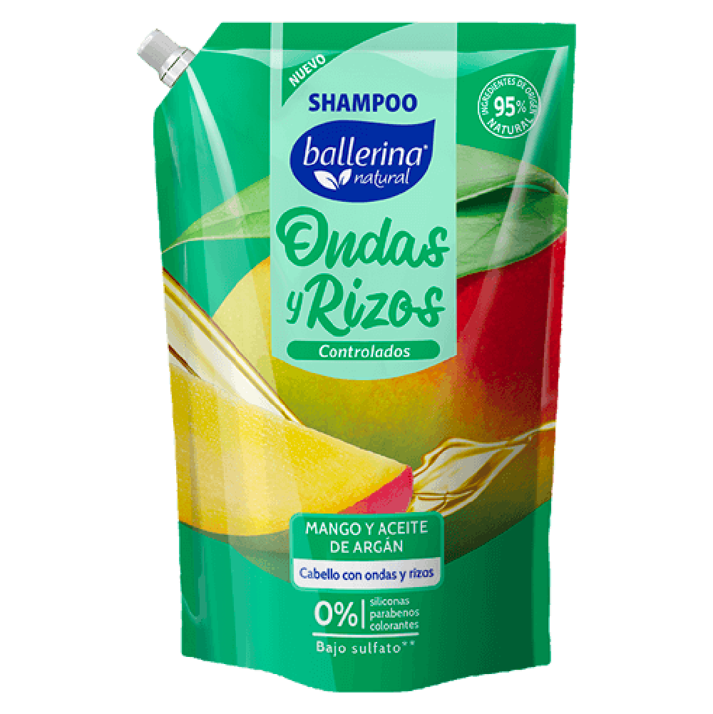 Shampoo Ondas y Rizos dp BALLERINA 750ml