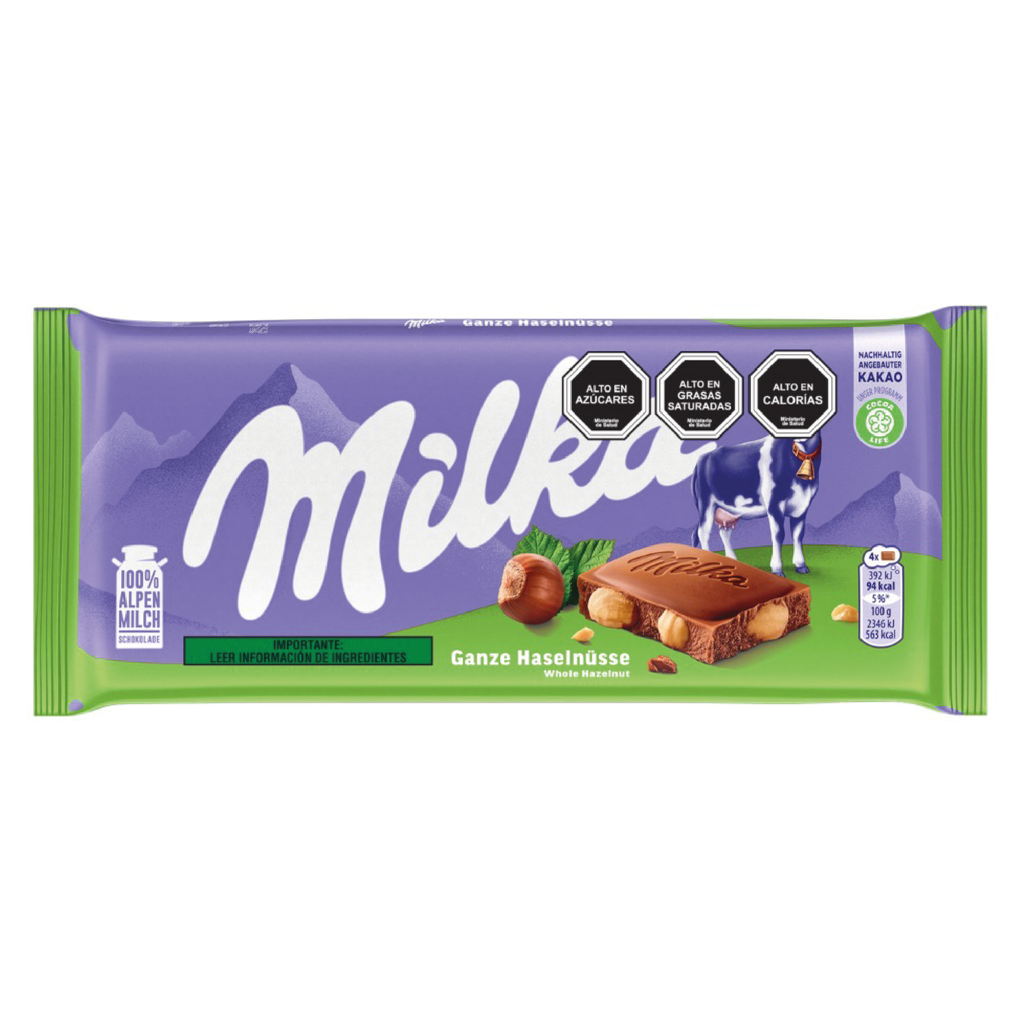 Milka Whole Nuts 95g