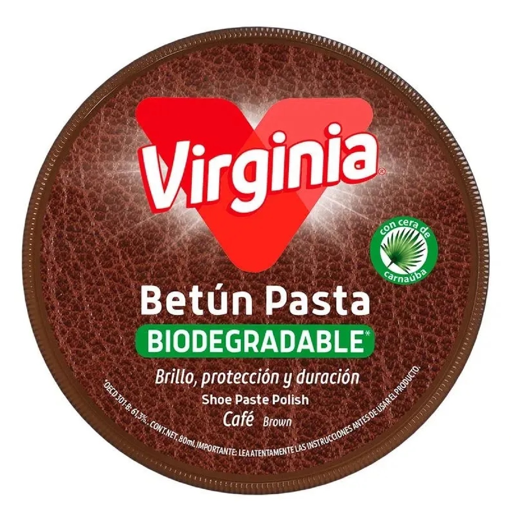Betun Pasta de Zapato Cafe VIRGINIA 12x80ml