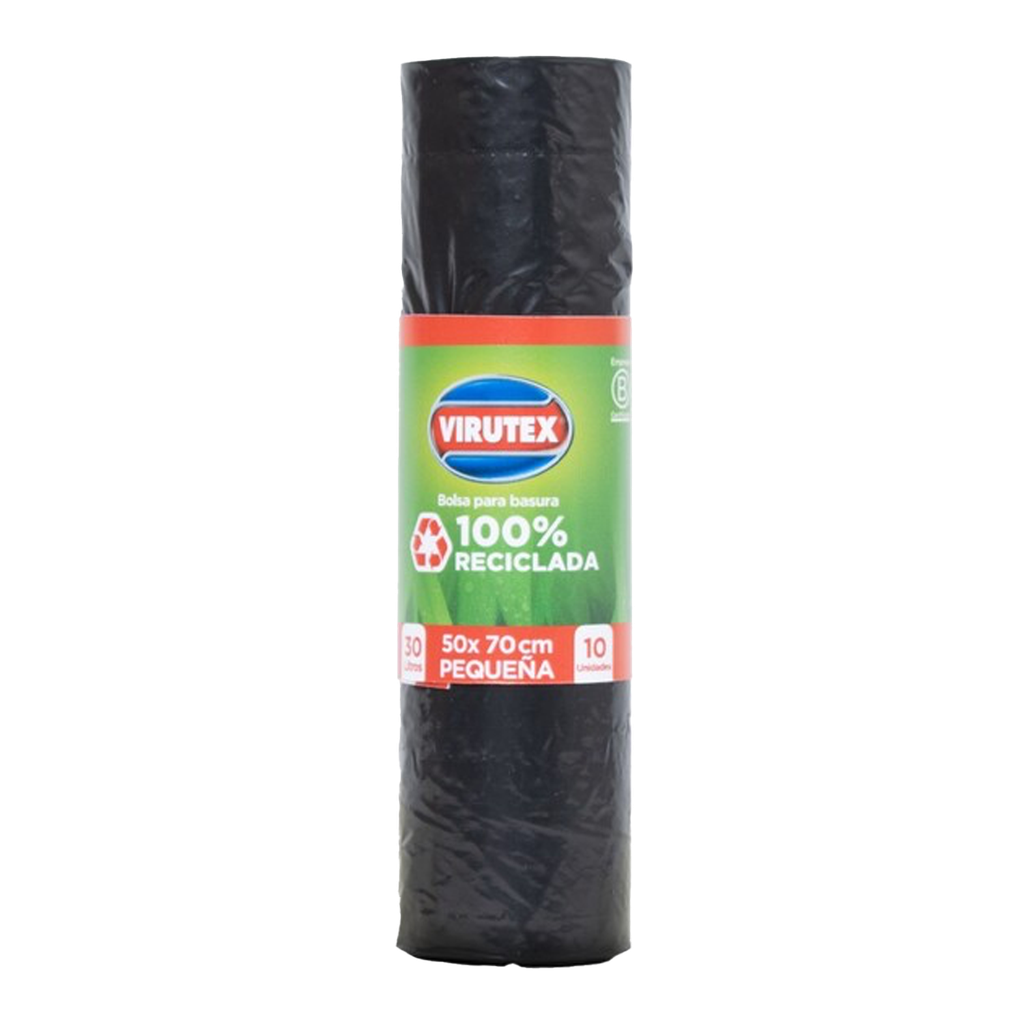 Bolsas Basura Biorollo 50X70 Virutex 24x10un