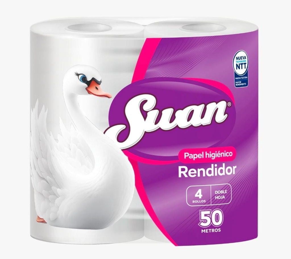 Papel Higienico Rendidor SWAN 8x4x50mts