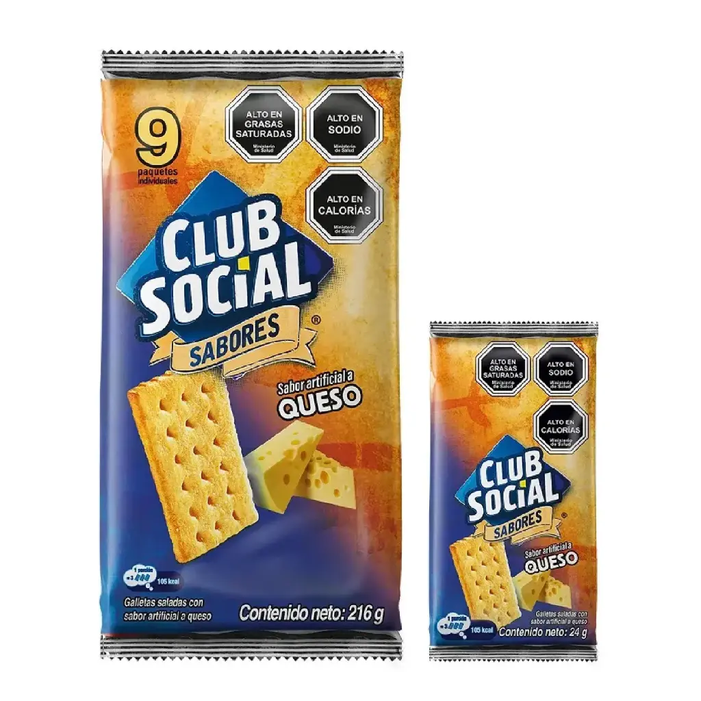 Club Social Queso 24x9x24g