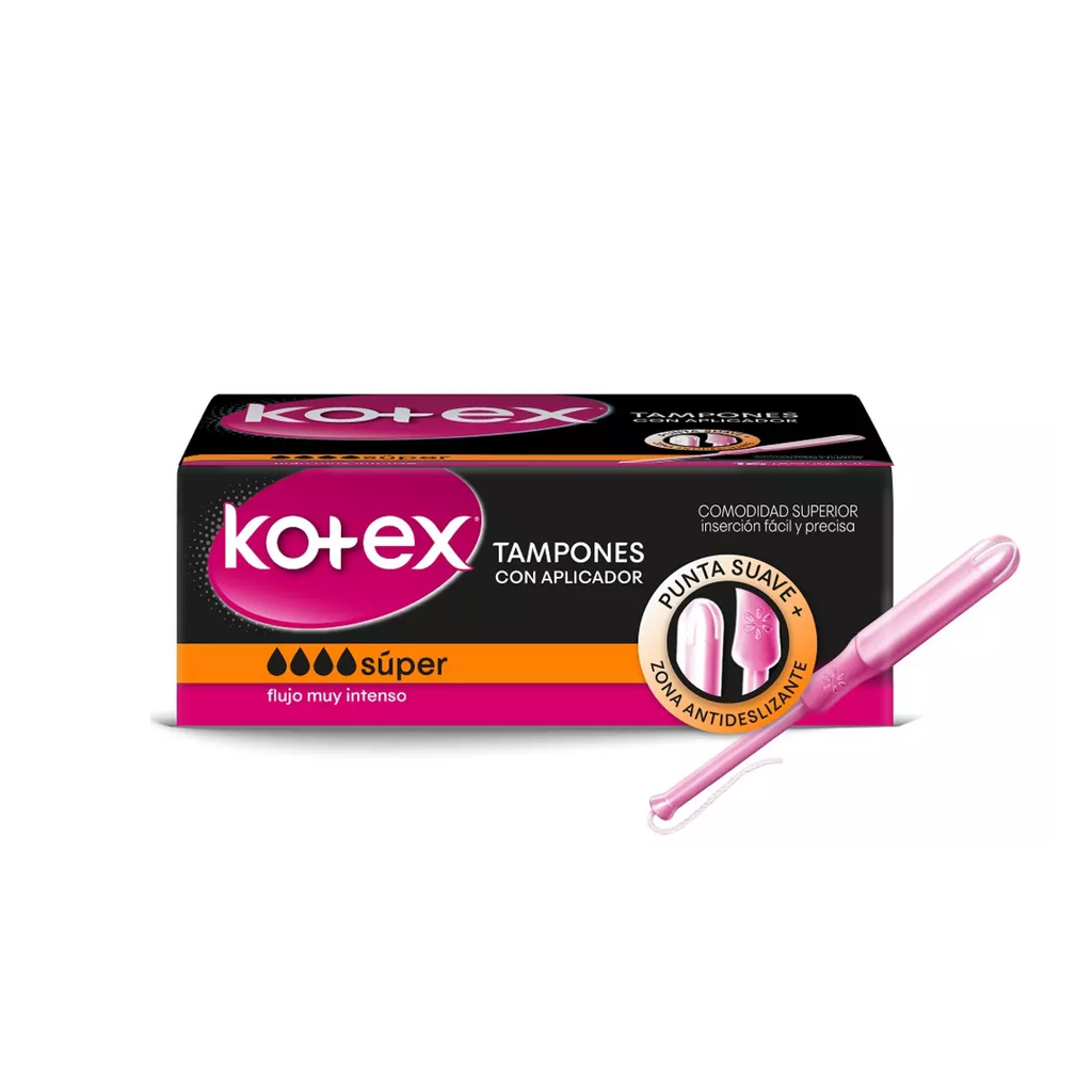 Tampon c/aplicador Mini KOTEX 16x8un