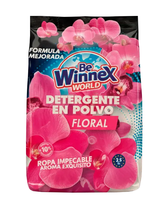 Detergente en polvo Floral WINNEX 4x2,5kg
