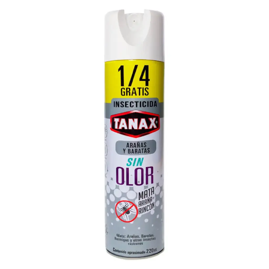 Insecticida Arañas TANAX Sin olor 8x500cc