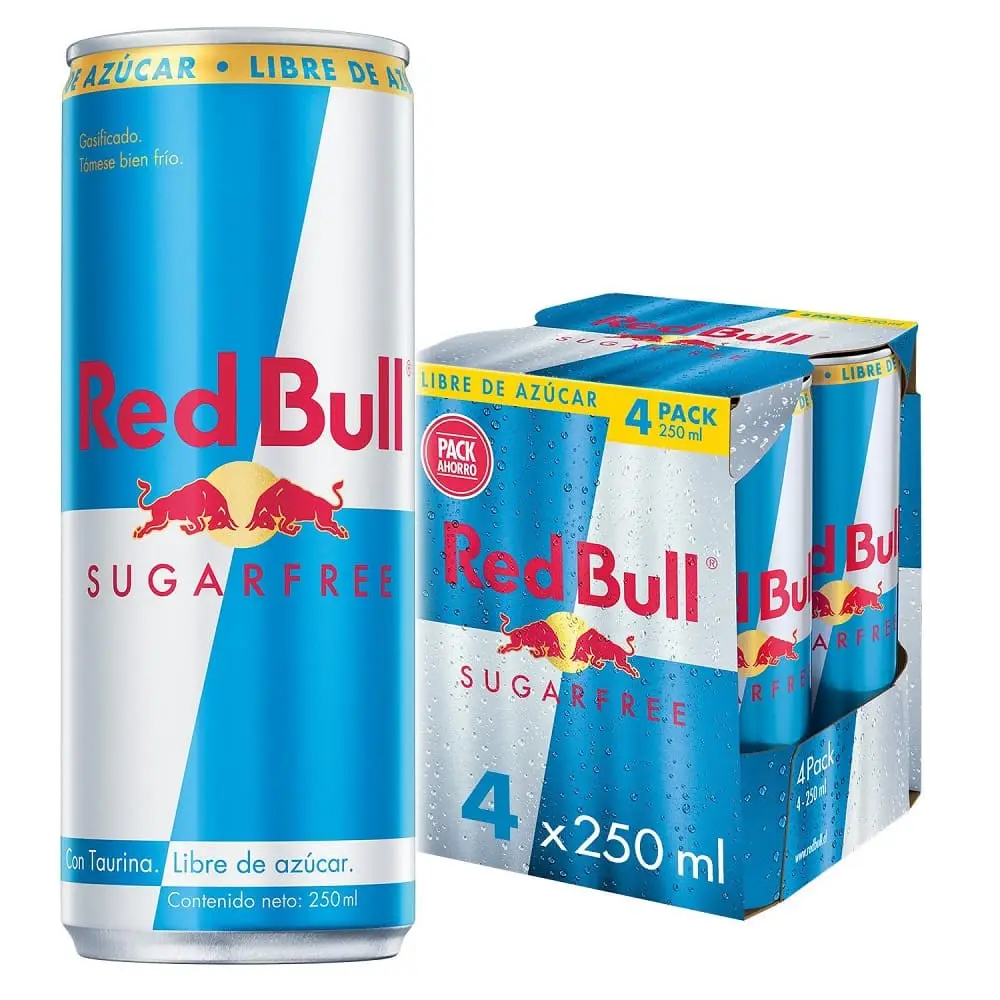 Red Bull Sugar Free 4x250cc