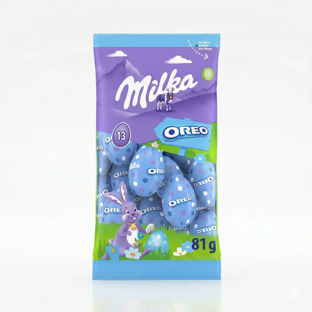 Huevos de Pascua Milka Oreo 81gr