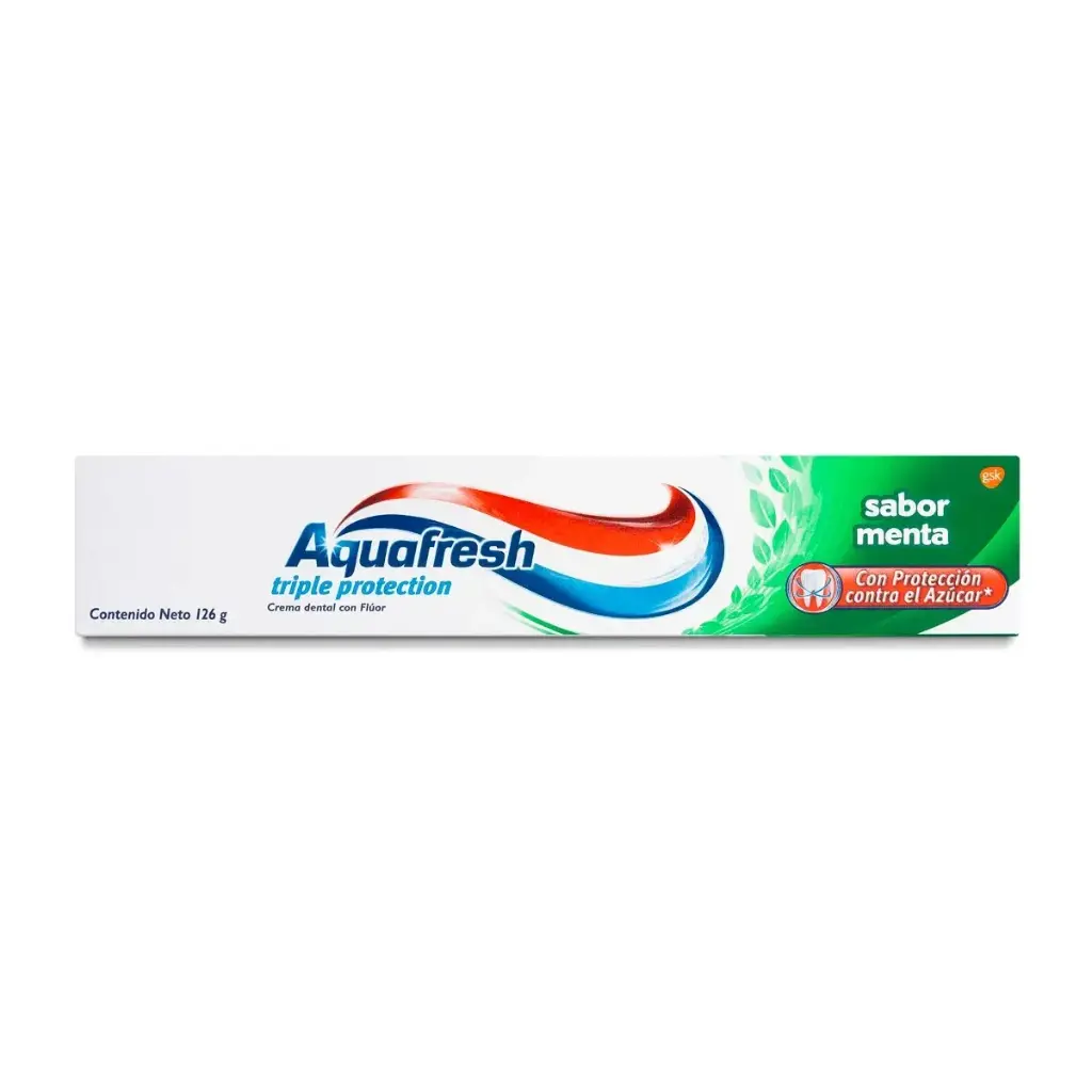 Pasta Dental Tripleproteccion Menta AQUAFRESH 12x126g