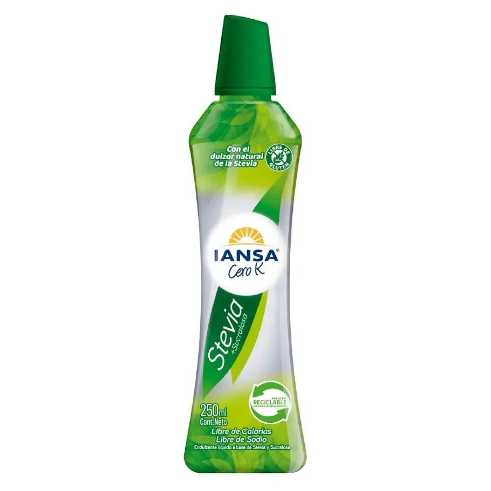Endulzante Cero K Stevia IANSA 16x250ml