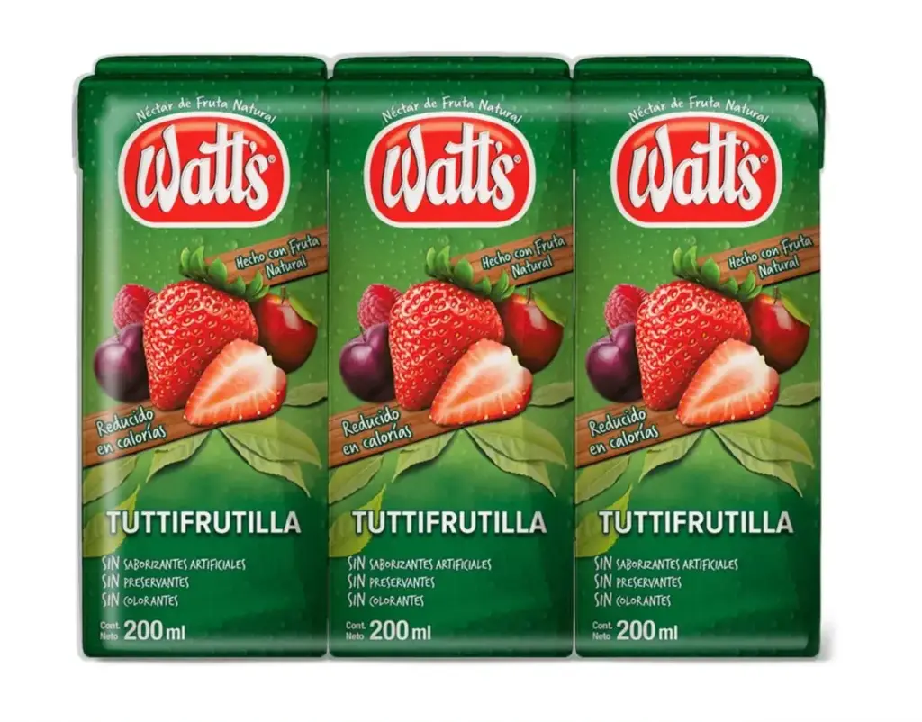 Jugo Tutifrutilla WATTS 5x6x200ml