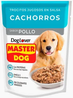 Alimento Húmedo Pollo Cachorro Master Dog 20x85gr