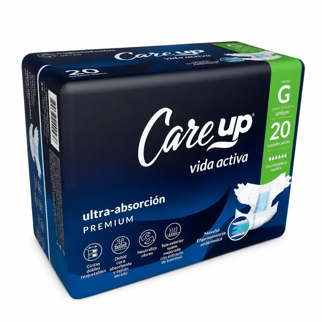 Pañal Adulto G CareUp 1x20un