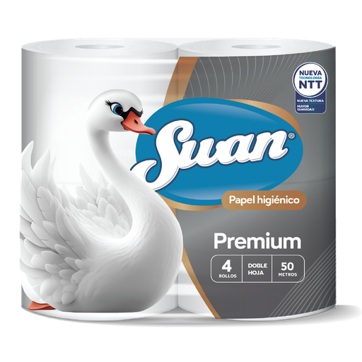 [10121] Papel Higienico Premium SWAN 8x4x50mts