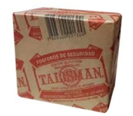 [124011] Fósforos Talismán 10x10un