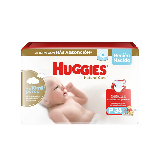 [12281] Pañal Natural Care RN HUGGIES 6x34un