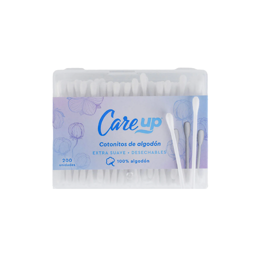 [46012] Cotonitos de algodón CareUp 6x200un