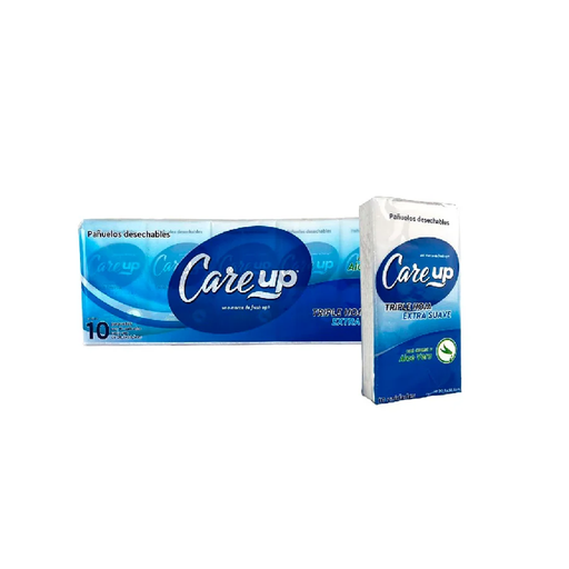 [46021] Pañuelos desechables CareUp 5x10x10un