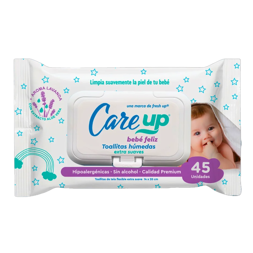 [45082] Toalla Húmeda Bebé CareUp 48x45un