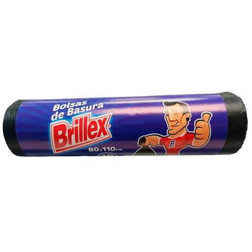 [75102] Bolsas Basura 80x110 BRILLEX 20x10un