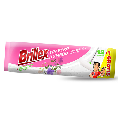[75122] Trapero Húmedo Primavera BRILLEX 12x12un