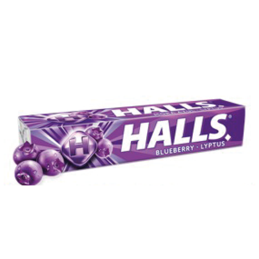[77032F] Halls Mora Azul 12x25,2g