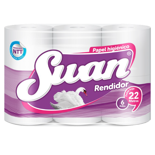 [10021F] Papel Higienico Rendidor SWAN 6x20mts