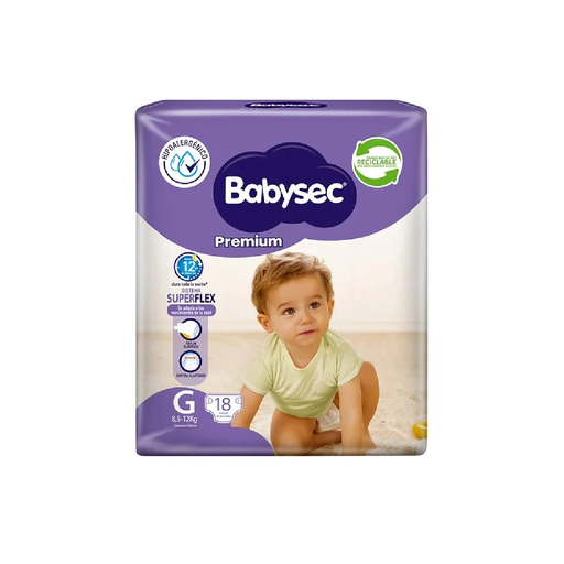[23031F] Pañal G BABYSEC 18un