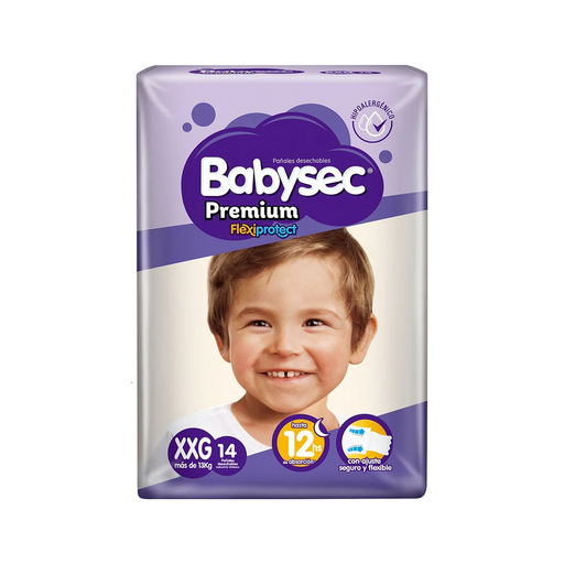 [23051F] Pañal XXG BABYSEC 14un