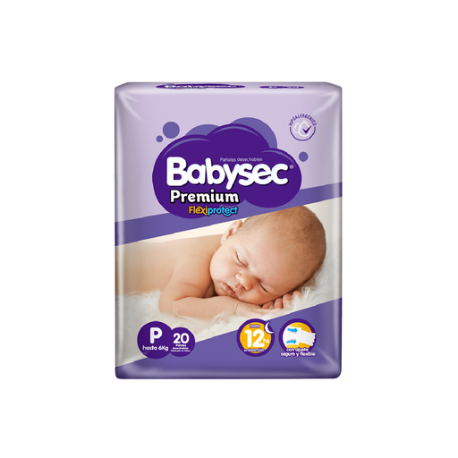 [23011F] Pañal P BABYSEC 20un