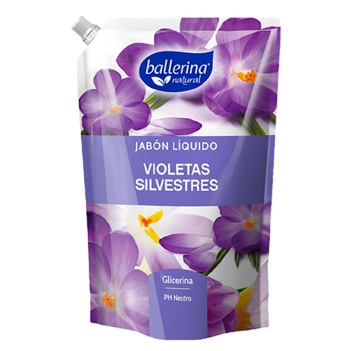 [28082F] Jabon líquido violetas silvestres dp BALLERINA 750ml