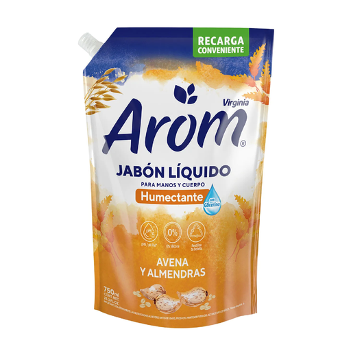 [20142F] Jabón Líquido Avena&Almendra DP AROM 750ml