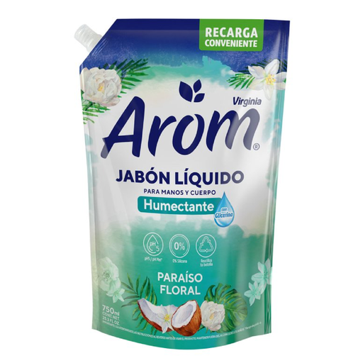 [20162F] Jabón Líquido Paraiso Floral DP AROM 750ml