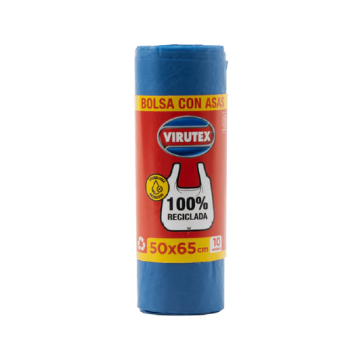 [16402F] Bolsa Basura c/Asas 50x65 VIRUTEX 10un