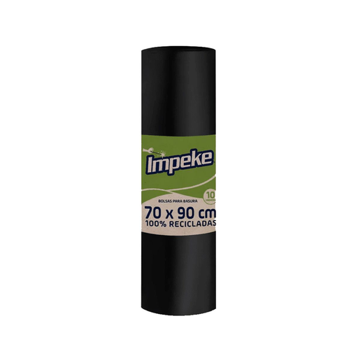 [15021F] Bolsas Basura Económicas 70X90 IMPEKE 1x10un