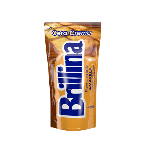 [24032F] Cera Crema Amarilla D/P BRILLINA 340cc